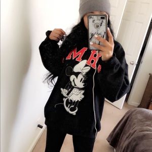 Mini Mouse Oversized Sweatshirt 🖤